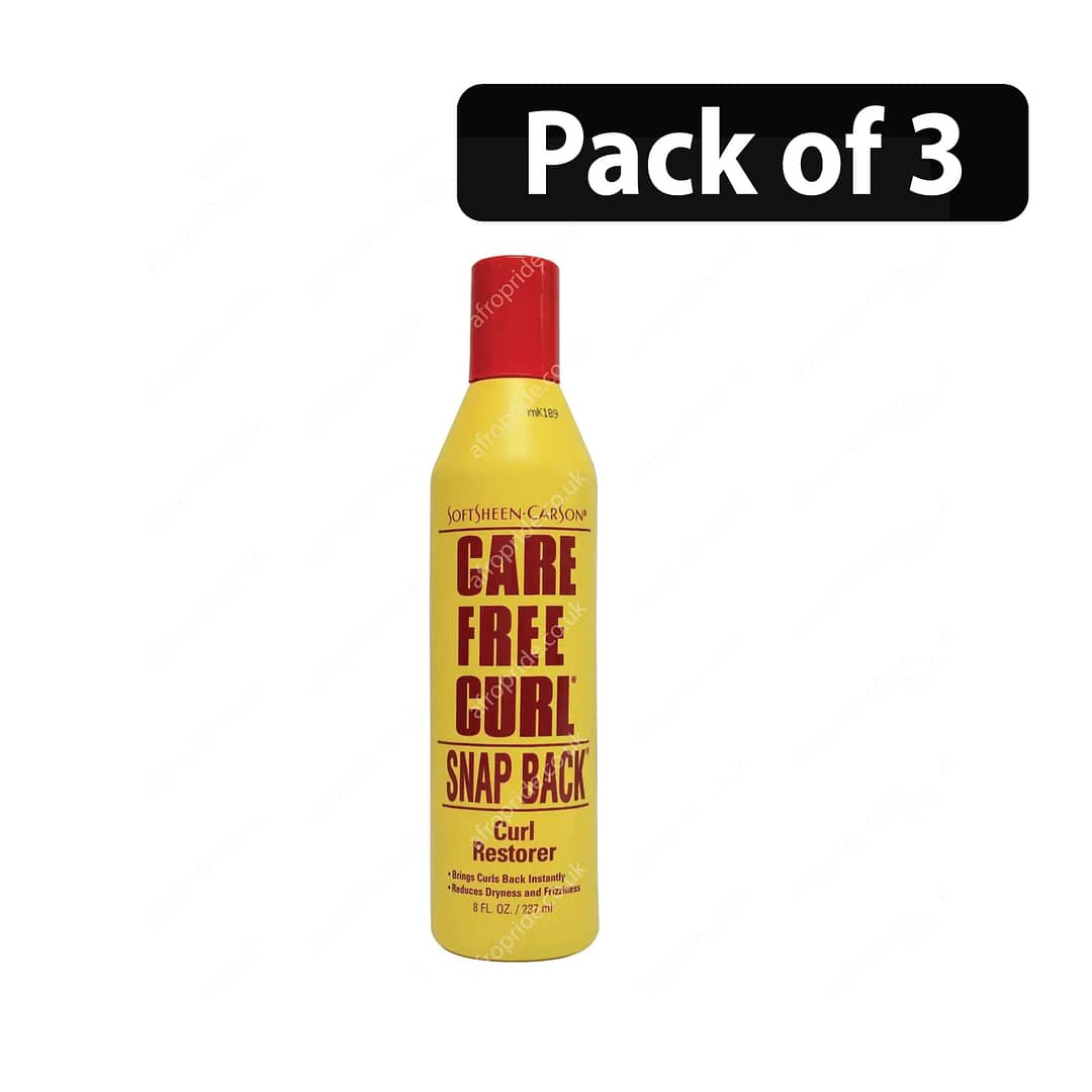 (Pack of 3) SoftSheen Carson Care Free Curl Snap Back Curl Restorer 8oz (Pack of 3) SoftSheen Carson Care Free Curl Snap Back Curl Restorer 8oz