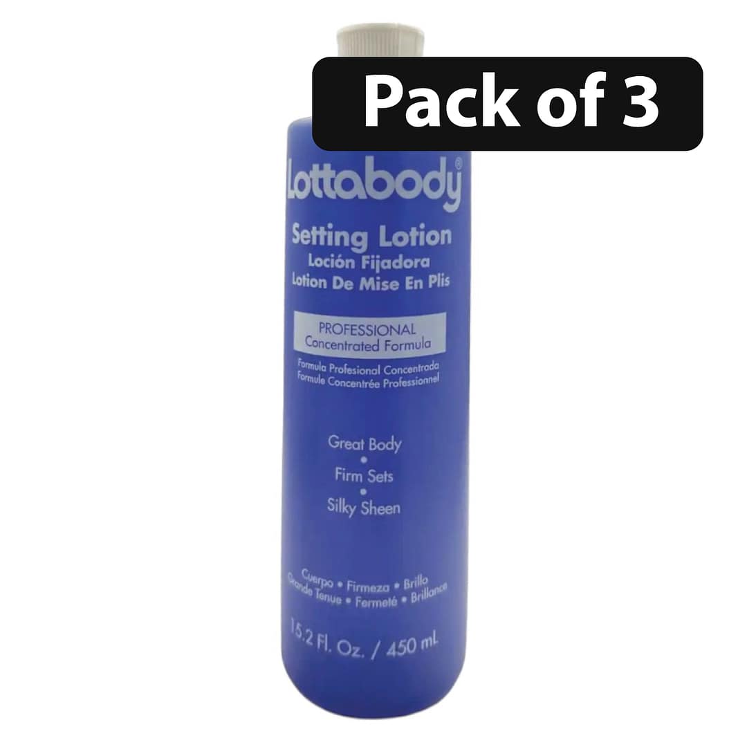 (Pack of 3) Lottabody Setting Lotion 15.2fl.oz.450ml (Pack of 3) Lottabody Setting Lotion 15.2fl.oz.450ml