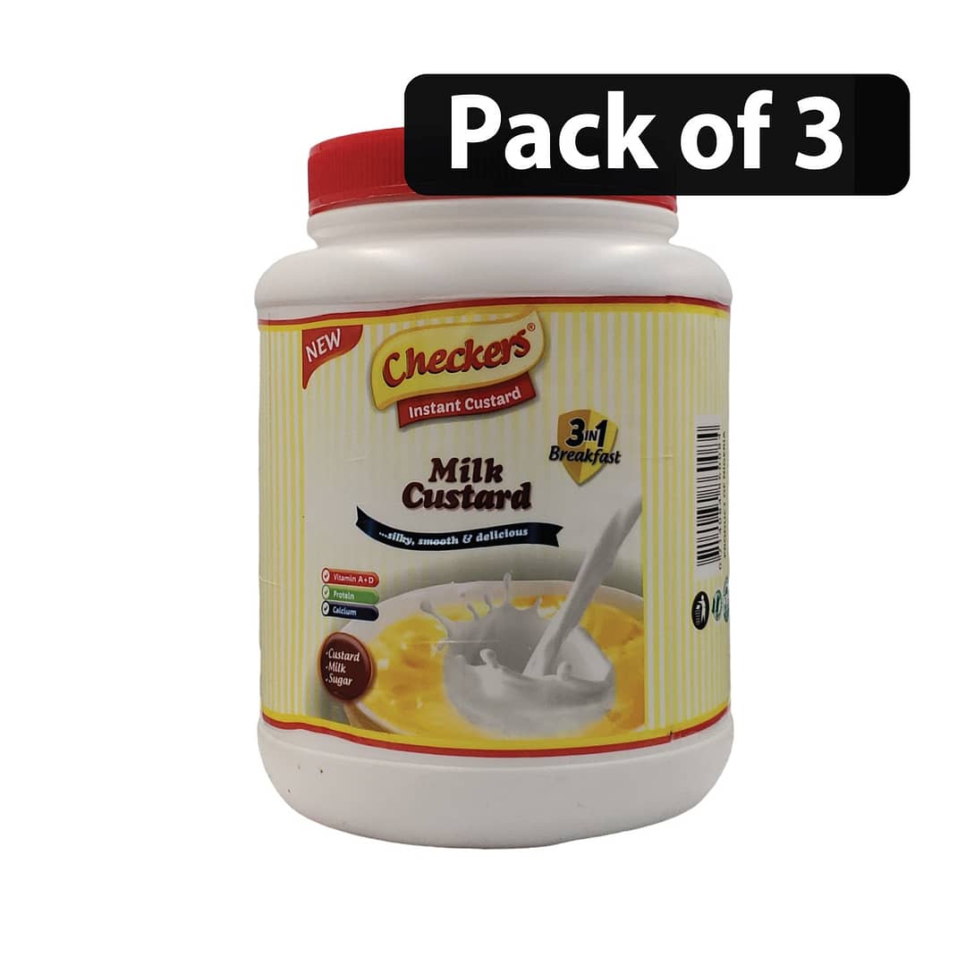 (Pack of 3) Checkers Instant Milk Custard 1.5kg (Pack of 3) Checkers Instant Milk Custard 1.5kg