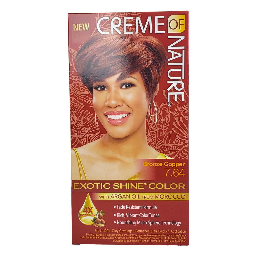 Creme of Nature Exotic Shine Color Bronze Copper 7.64