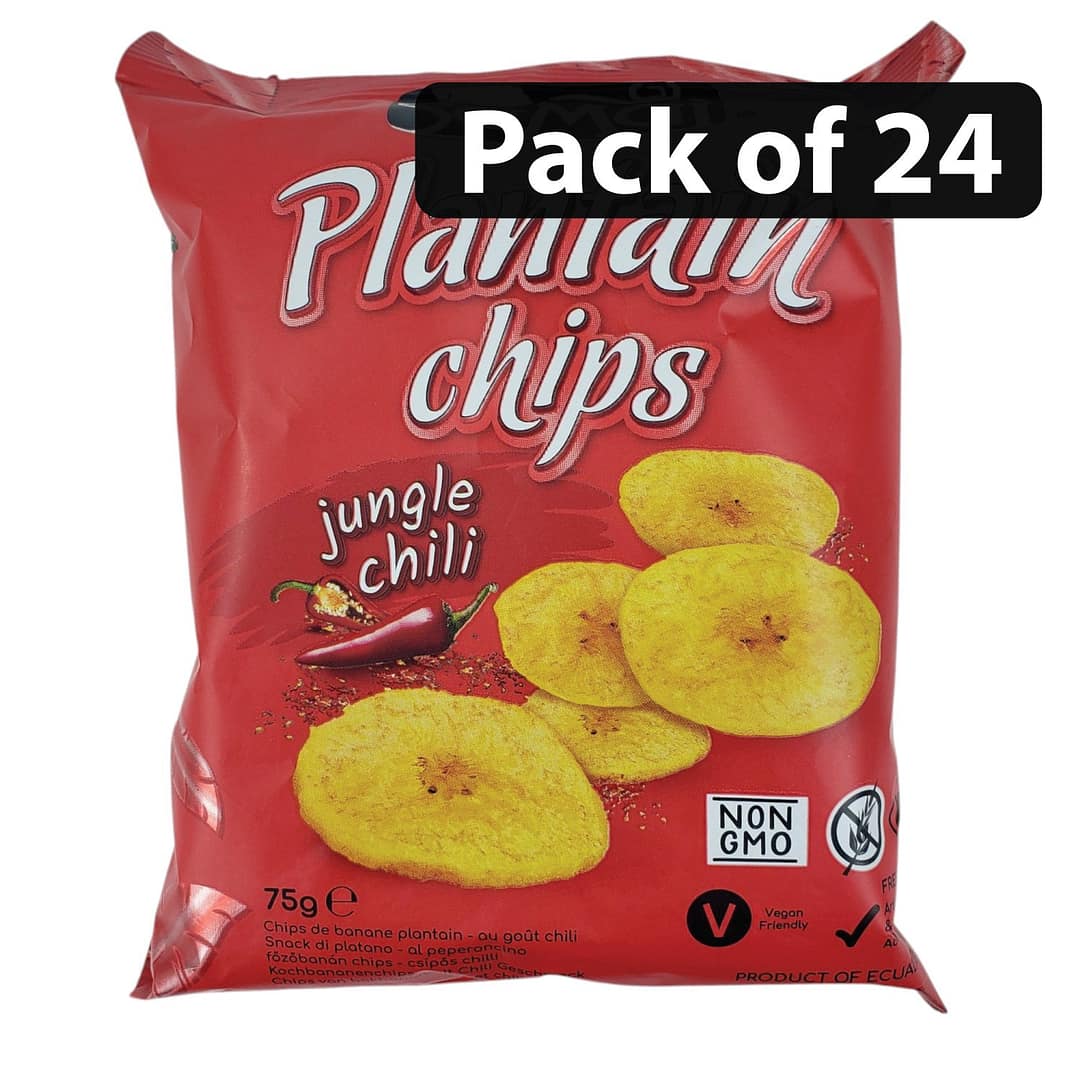 (Pack of 24) Samai Plantian Chips 75g Jungle Chili (Pack of 24) Samai Plantian Chips 75g Jungle Chili