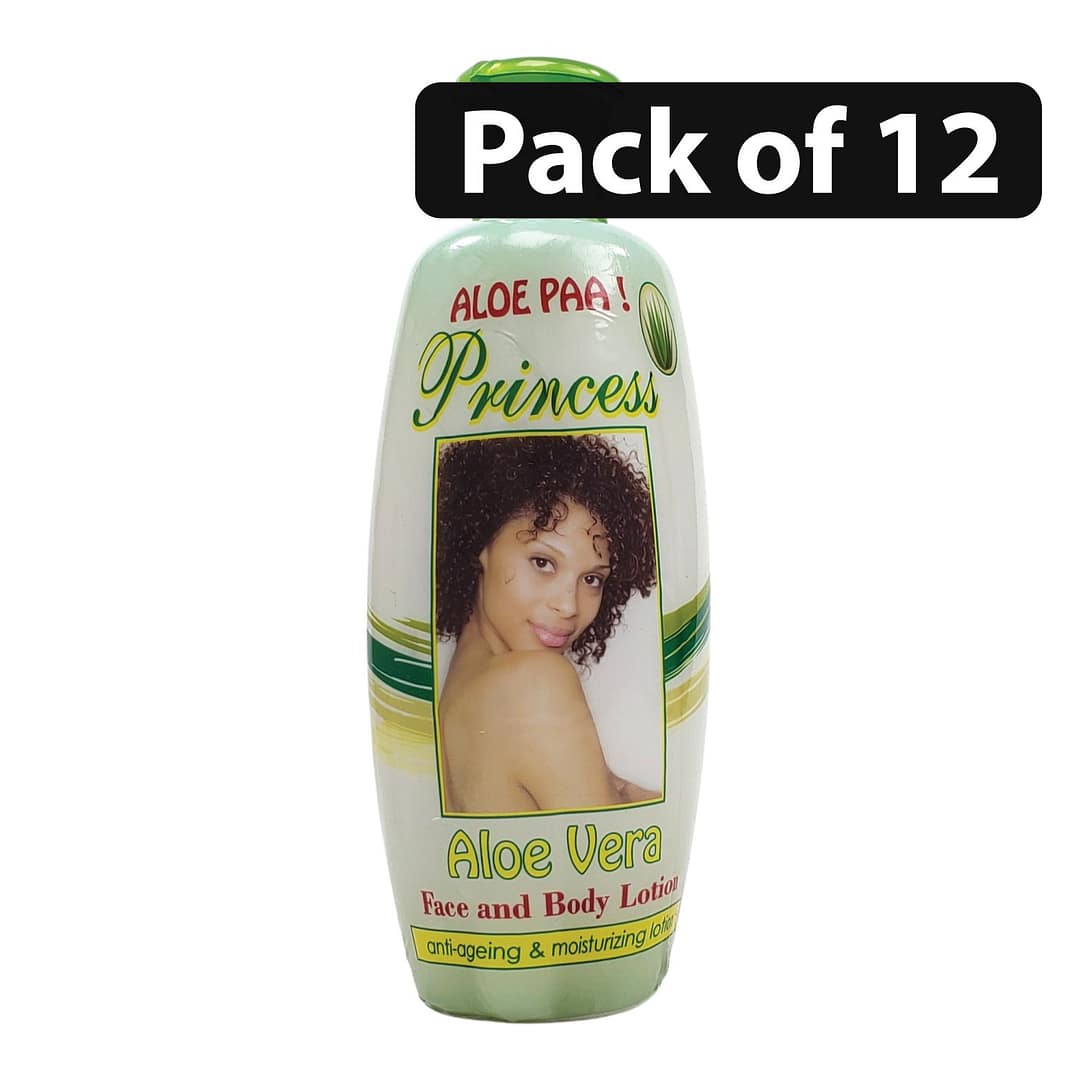 (Pack of 12) Aloe Paa Princess Face & Body Lotion 400ml (Pack of 12) Aloe Paa Princess Face & Body Lotion 400ml