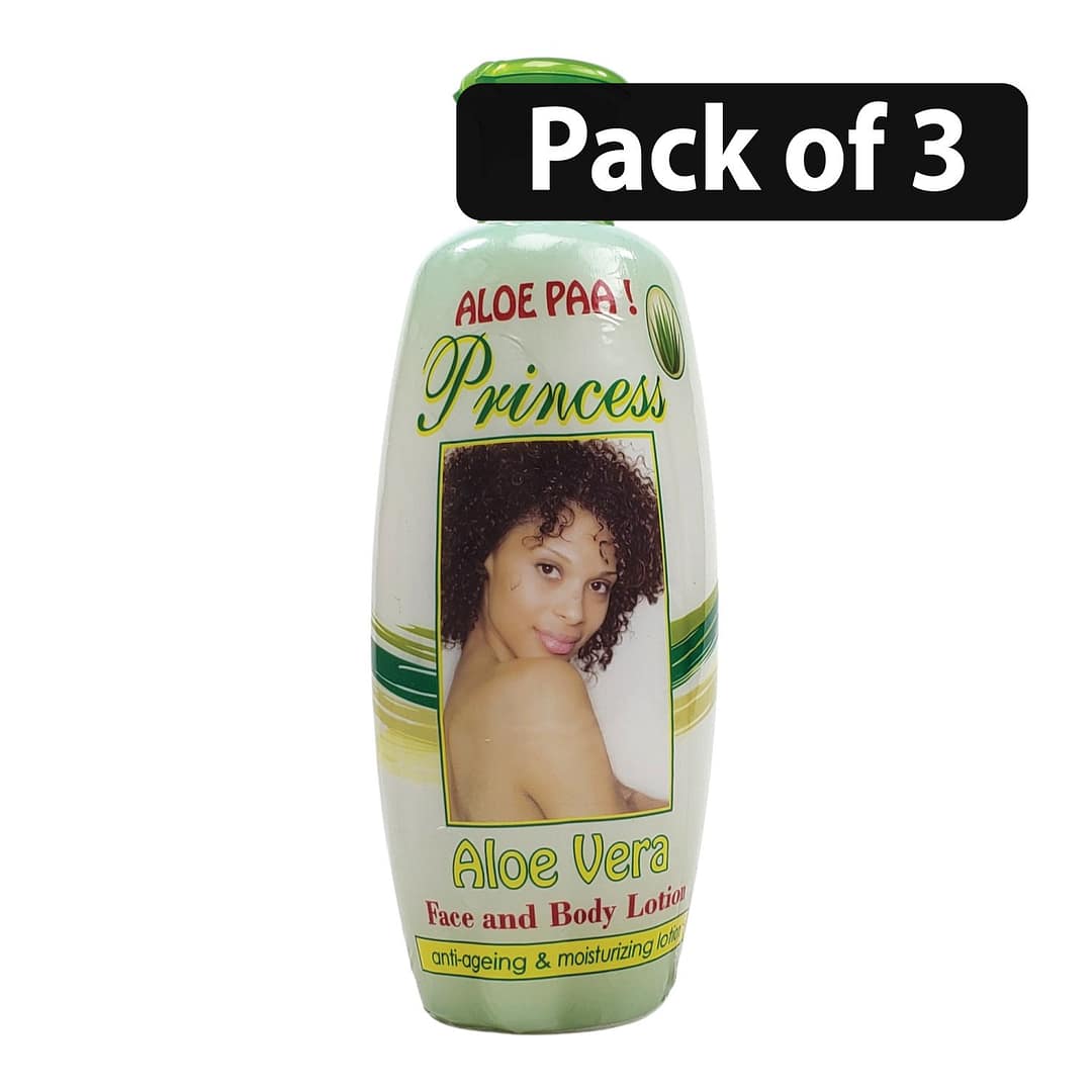 (Pack of 3) Aloe Paa Princess Face & Body Lotion 400ml (Pack of 3) Aloe Paa Princess Face & Body Lotion 400ml