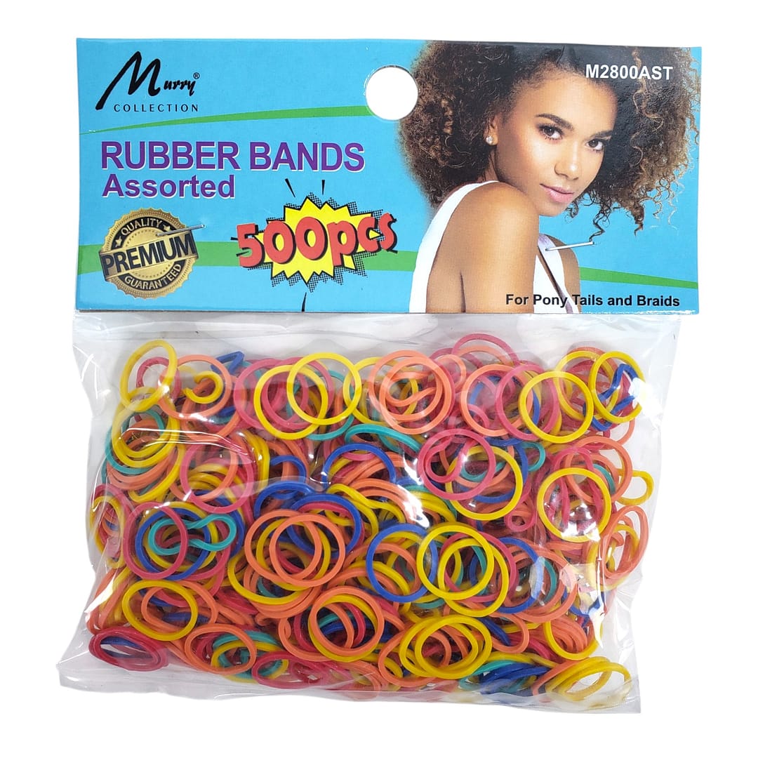 Murry Collection Rubber Bands 500Pcs Assorted