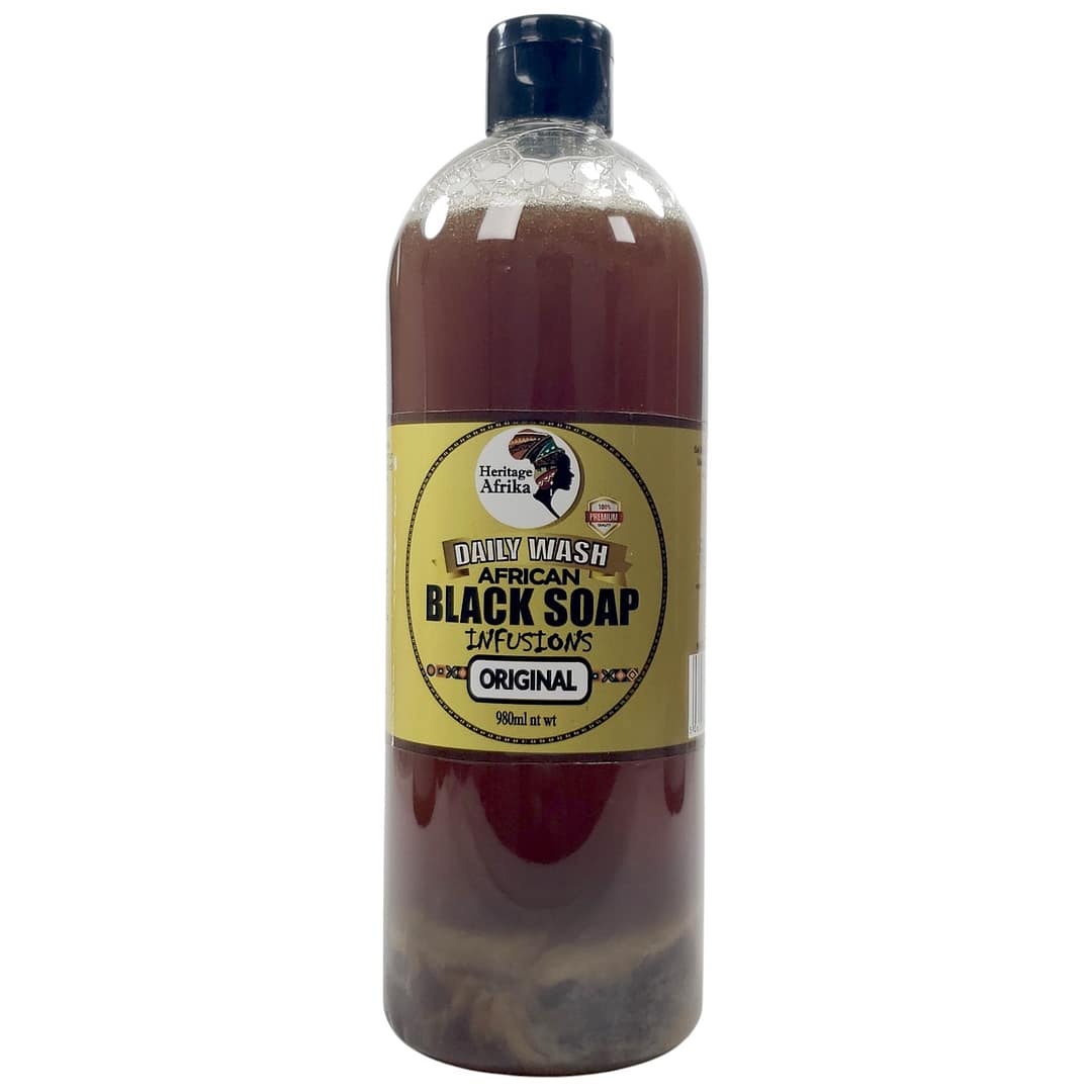 Heritage Afrika Black Soap Original 980ml Heritage Afrika Black Soap Original 980ml