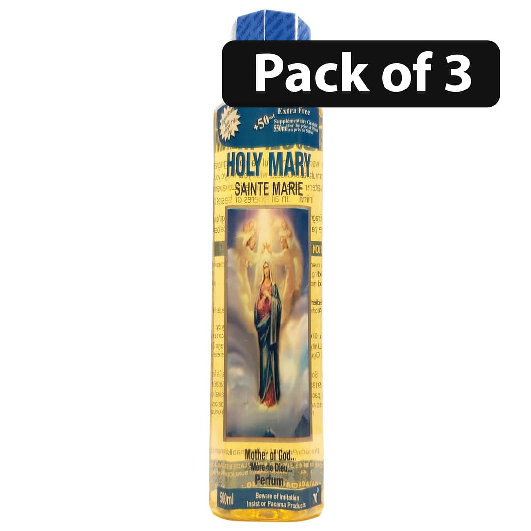 (Pack of 3) Holy Mary Sainte Marie Perfume 500ml (Pack of 3) Holy Mary Sainte Marie Perfume 500ml