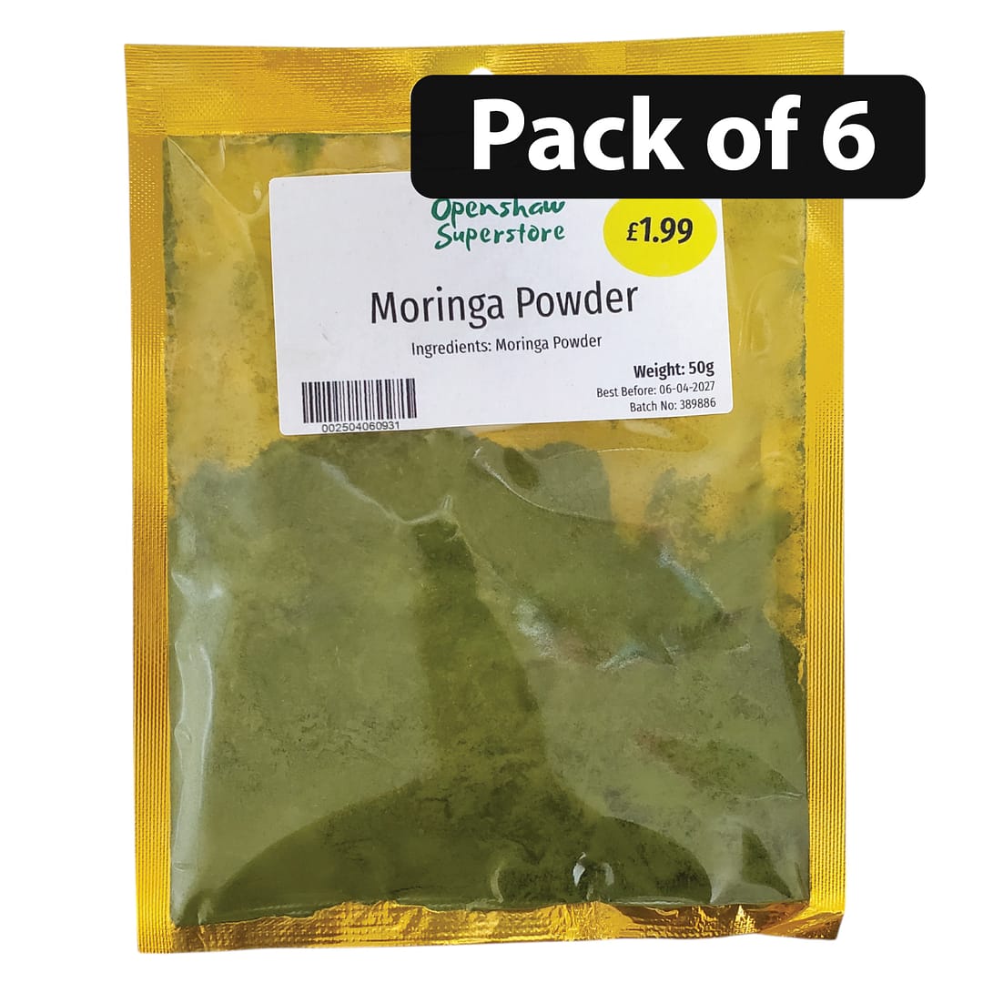 (Pack of 6) Moringa Powder 50g (Pack of 6) Moringa Powder 50g