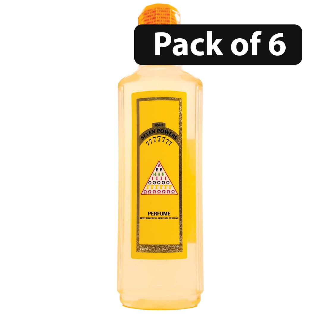 (Pack of 6) Seven Powers Spiritual Perfume 500ml (Pack of 6) Seven Powers Spiritual Perfume 500ml