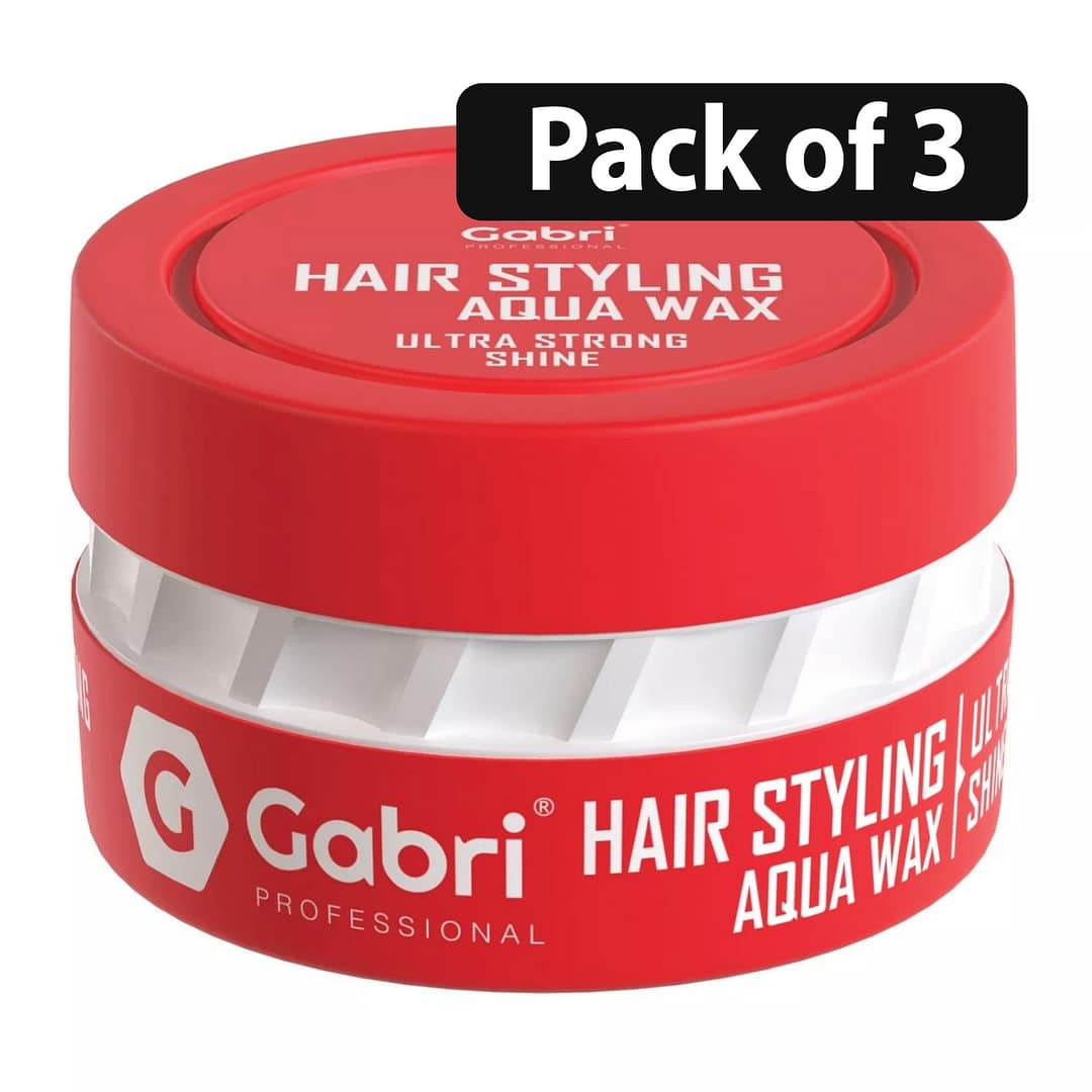 (Pack of 3) Gabri Hair Styling Aqua Wax 150ml5fl.oz (Pack of 3) Gabri Hair Styling Aqua Wax 150ml5fl.oz