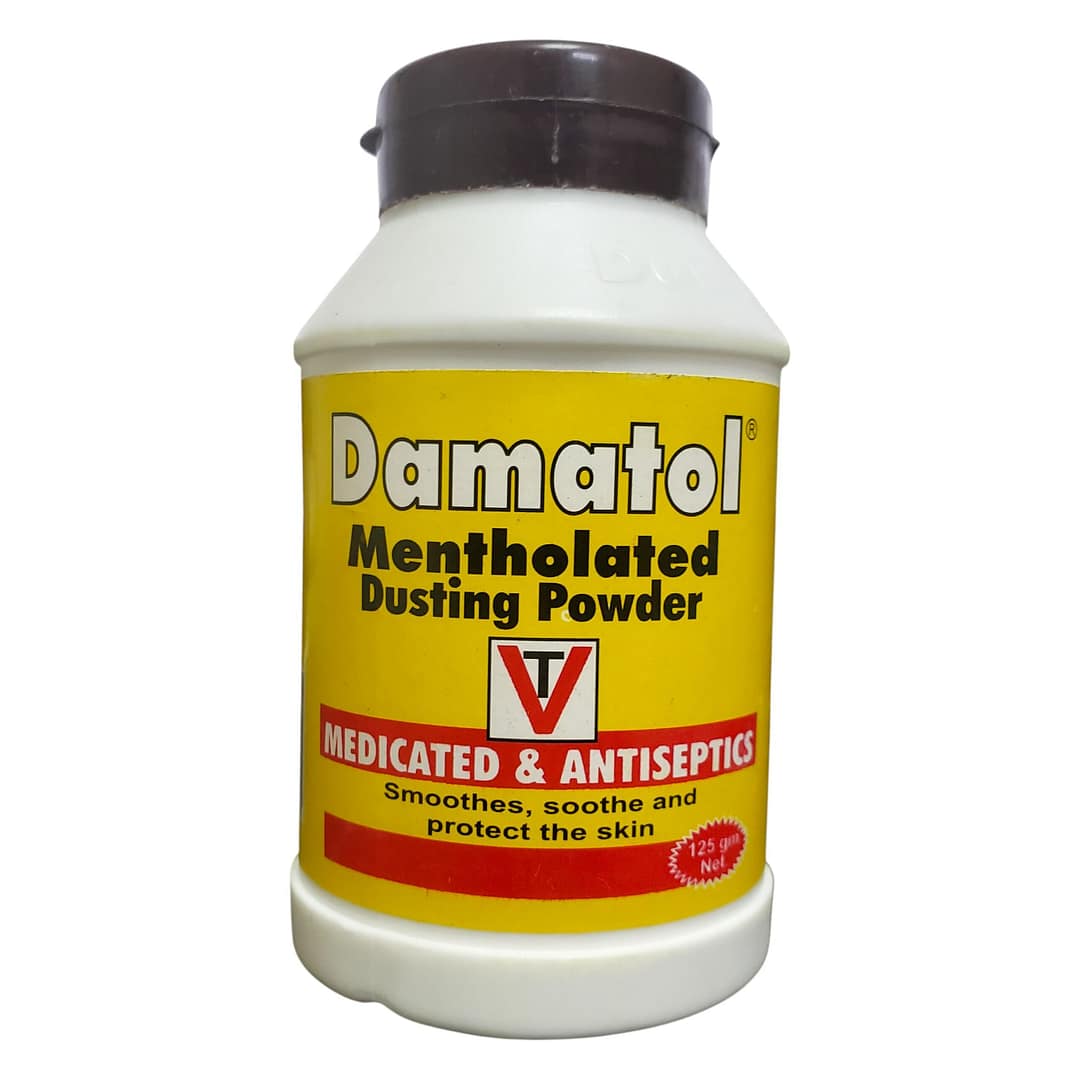 Damatol Mentholated Dusting Powder 125g Damatol Mentholated Dusting Powder 125g