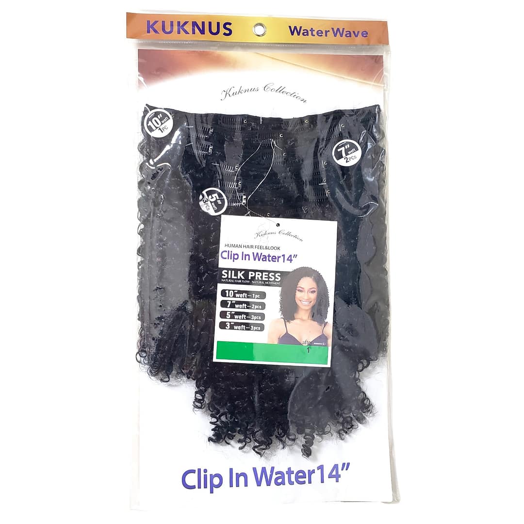 Kuknus Water Wave Clip in Water 14'' 1 Kuknus Water Wave Clip in Water 14'' 1