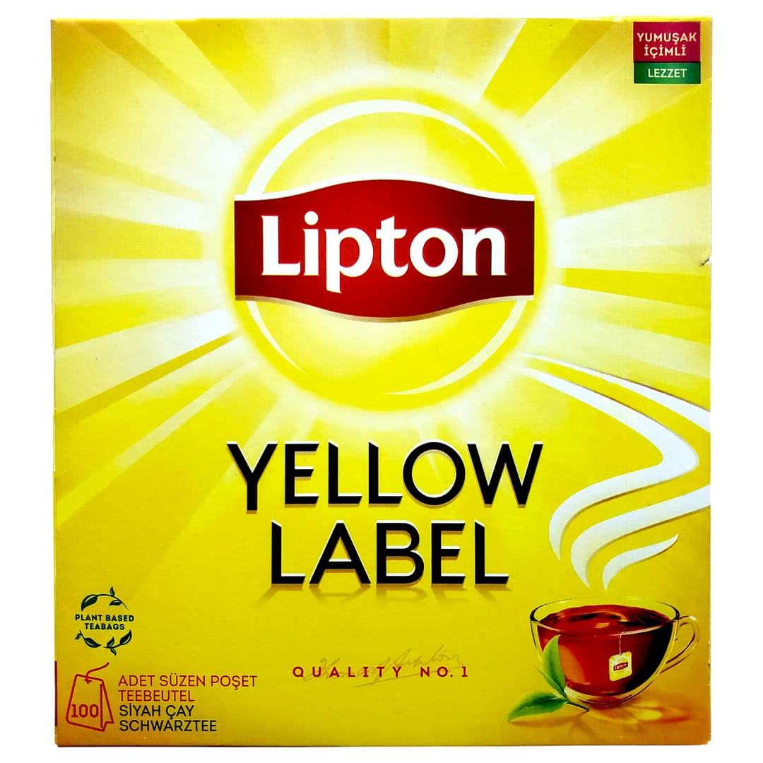 Lipton Yellow Label Tea (100 Tea Bags x 1.50g) 150g Lipton Yellow Label Tea (100 Tea Bags x 1.50g) 150g
