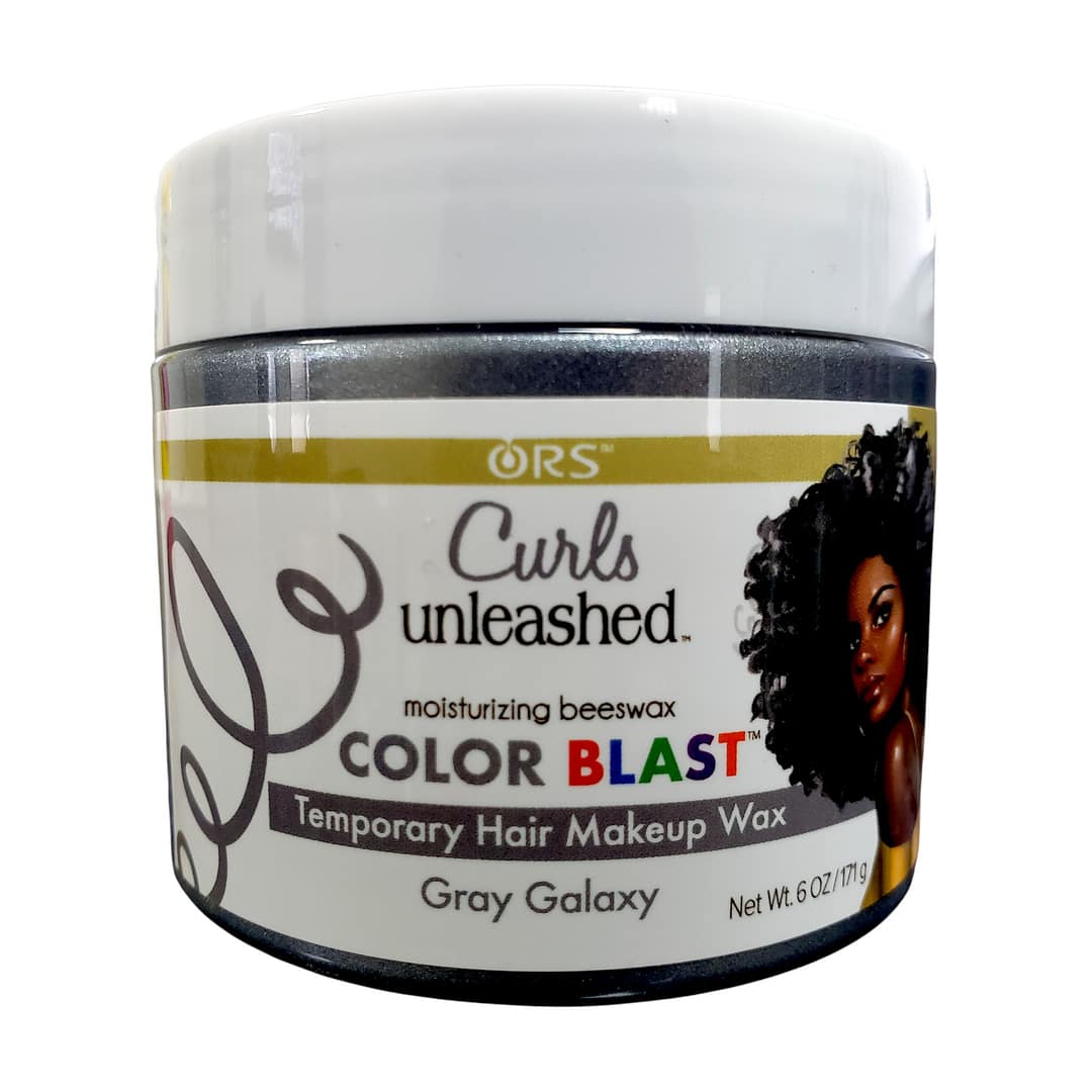 ORS Curls Unleashed Temporary Hair MakeUp Wax 6oz 1 ORS Curls Unleashed Temporary Hair MakeUp Wax 6oz Gray