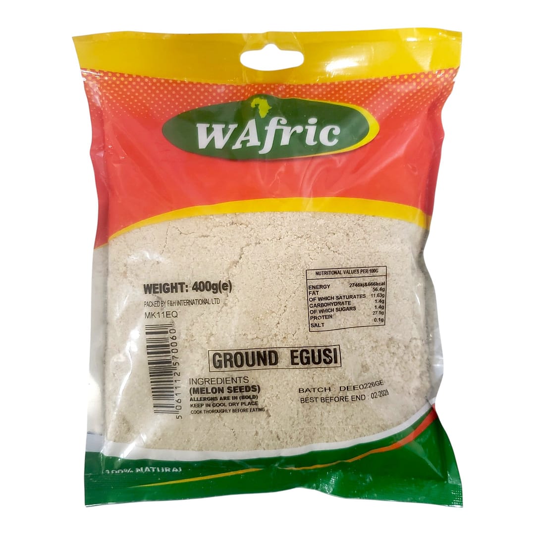 Wafric Ground Egusi 400g 1 Wafric Ground Egusi 400g