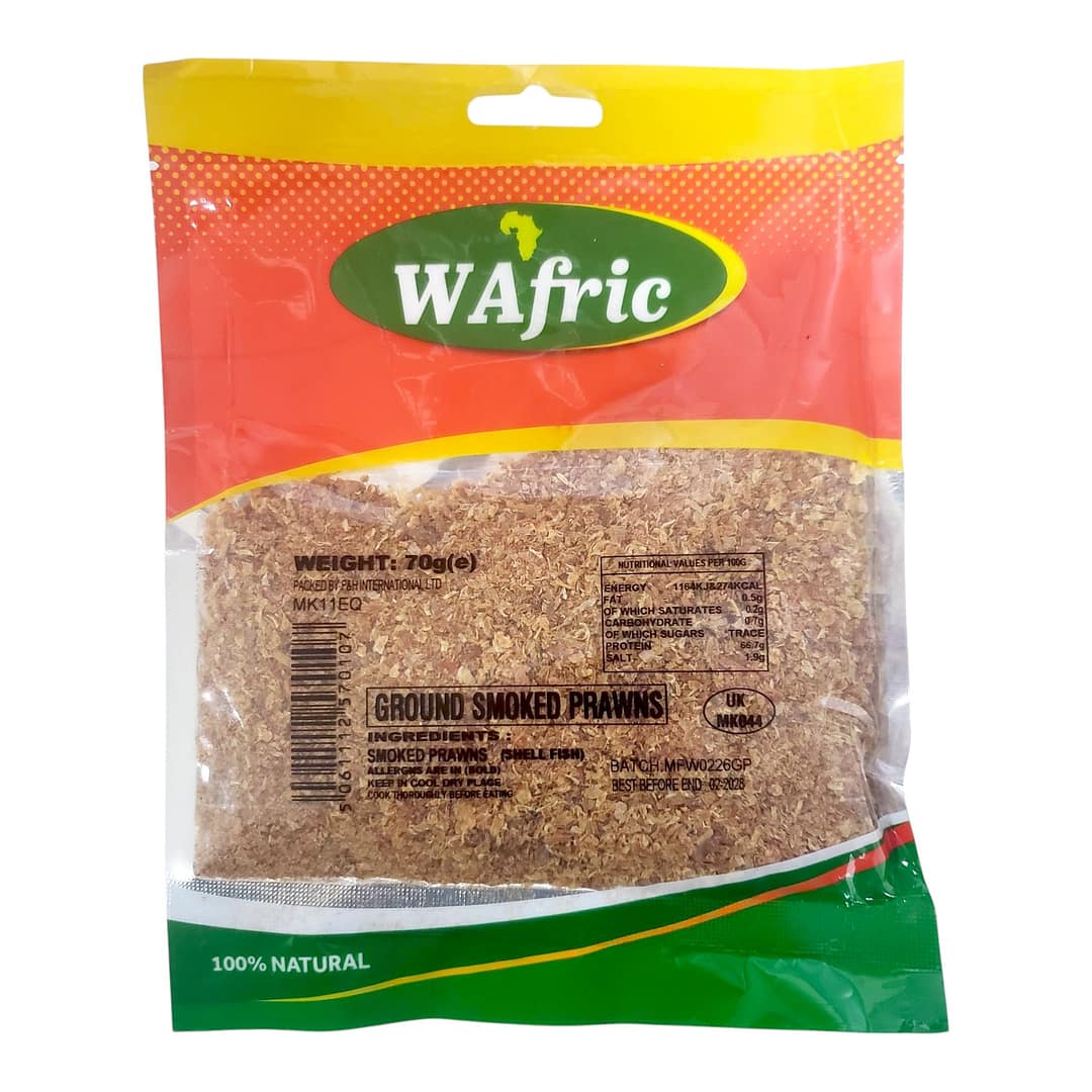 Wafric Ground Smoked Prawns 70g 1 Wafric Ground Smoked Prawns 70g