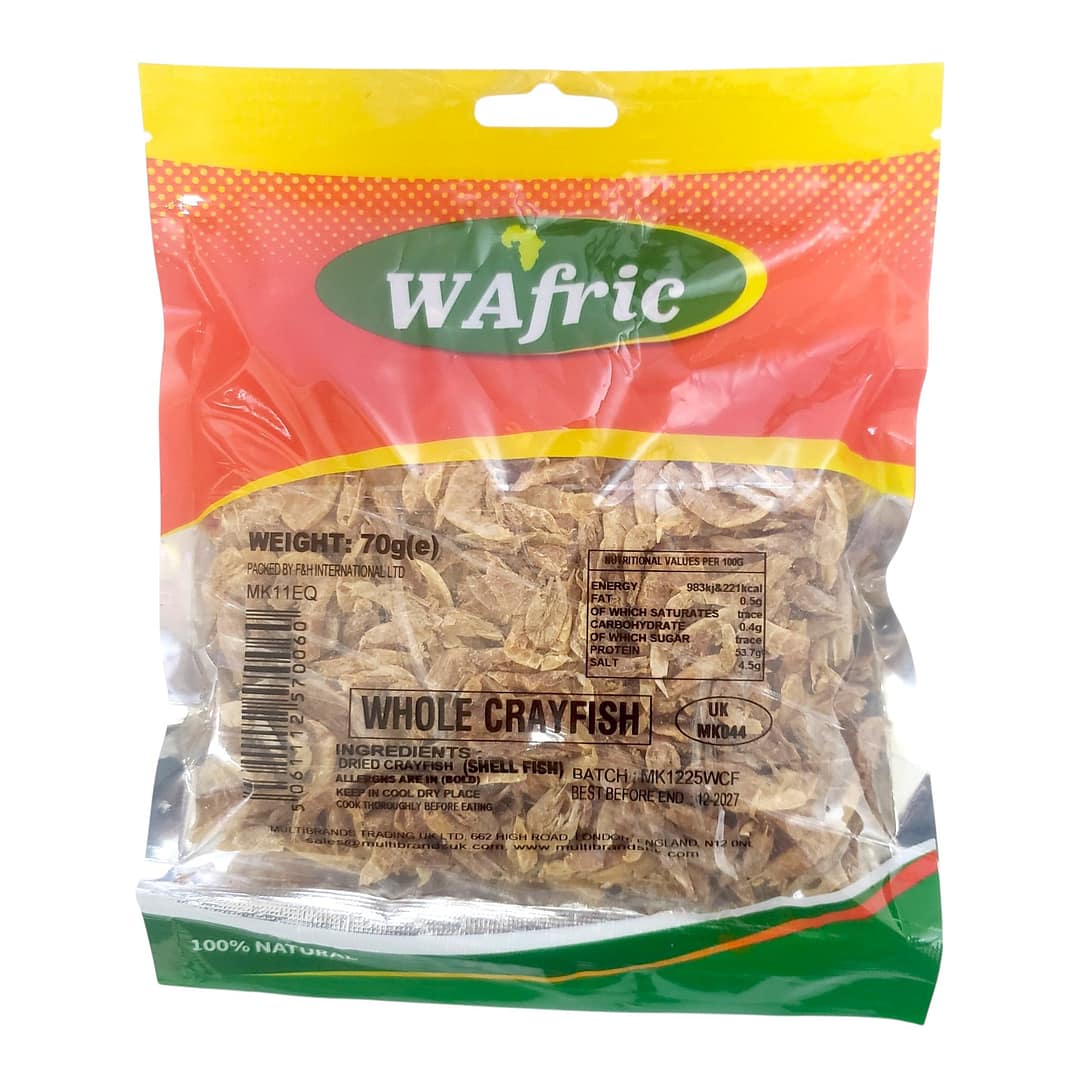Wafric Whole Crayfish 70g 1 Wafric Whole Crayfish 70g
