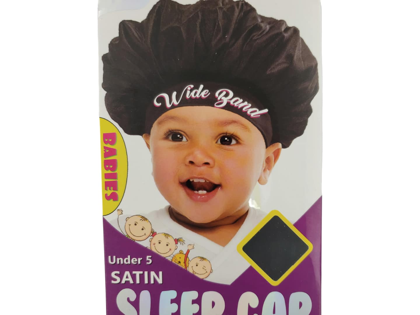 Kids Satin Satin Cap For Baby Purple Satin Hair Bonnet (Kids Children's  Size 3-7 Years