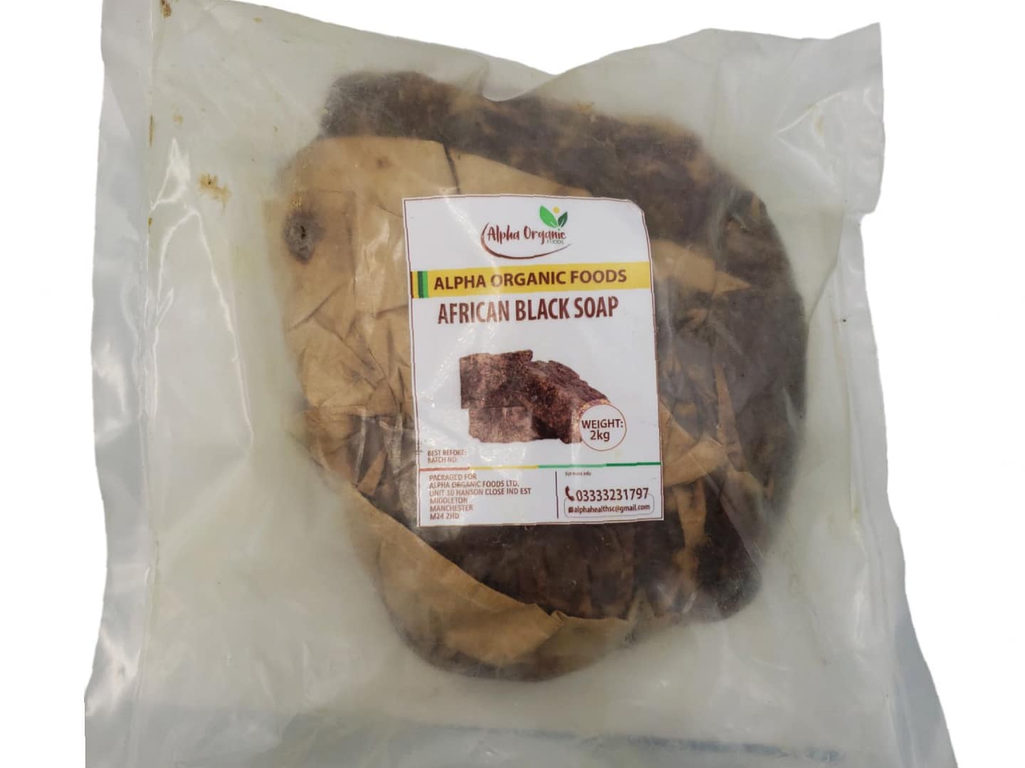 African Black Soap 2kg Afro Pride
