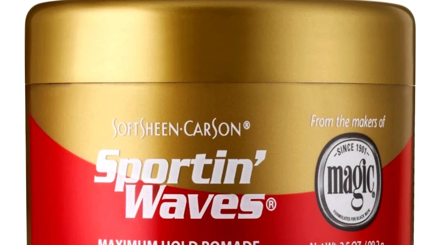 SoftSheen Carson Sportin' Waves Maximum Hold Pomade Afro Pride