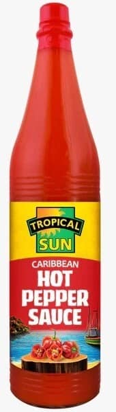 Tropical Sun Carribean Hot Pepper Sauce 170ml