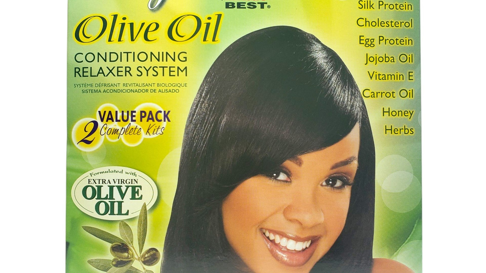 Relaxer Alisado Olive Oil Africa's Best Organics Oliver Oil
