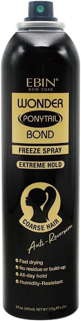 Ebin Wonder Ponytail Bond Freeze Spray 8fl.oz
