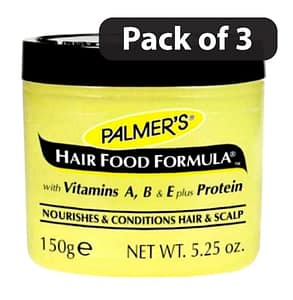 (Pack of 3) Palmer's Hair Food for Nourishing & Conditioning Hair 5.25oz