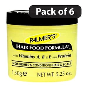 (Pack of 6) Palmer's Hair Food for Nourishing & Conditioning Hair 5.25oz
