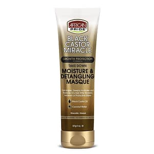 African Pride Black Castor Miracle Moisture and Detangling Masque 227g