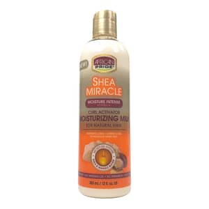 African Pride Shea Miracle Silky Curls Moisturizer for Natural Hair 12oz