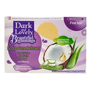 Dark & Lovely Beautiful Beginnings Scalp Care Relaxer 2 Complete Touches Fine
