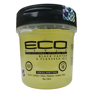 ECO Black Castor & Flaxseed Oil Styling Gel 8oz