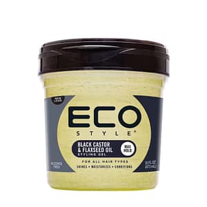 Eco Black Castor & Flaxseed Oil Gel 16oz
