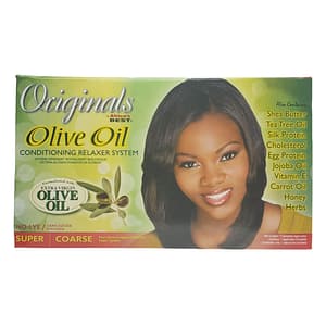 Africa's Best Organics Olive Oil Conditioning Relaxer System 1 Complete Application Super N