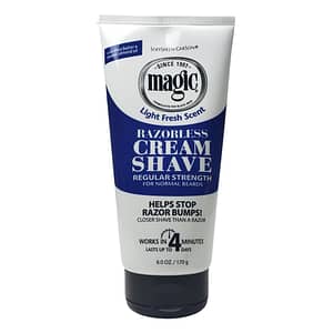 Magic Razorless Cream Shave Regular Strength 6oz