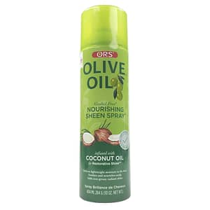 (Pack of 3) ORS Olive Oil Nourishing Sheen Spray Infused With Coconut Oil 10oz