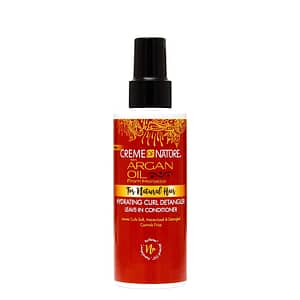 Creme of Nature Argan Oil For Natural Hair Hydrating Curl Detangler Leave-In Conditioner 125ml
