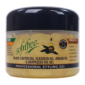 Sofn’Free Black Castor Oil, Flaxseed Oil, Argan Oil & Grapeseed Oil Gel 250ml