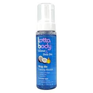 Lotta body Wrap Coconut & Shea Oils Foaming Mousse 7Fl oz