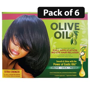 (Pack of 6) ORS Olive Oil Full Application No-Lye Hair Relaxer Extra Strength