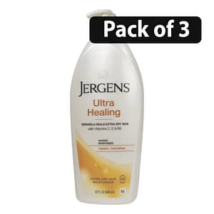 (Pack of 3) Jergens Ultra Healing Moisturizer for Extra Dry Skin 32oz