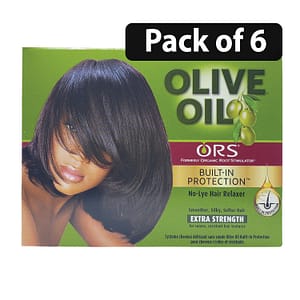 (Pack of 6) ORS Olive Oil Full Application No-Lye Hair Relaxer Extra Strength