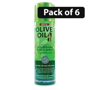 (Pack of 6) Ors Olive Oil Sheen Nourishing Spray Original 11.7 Oz