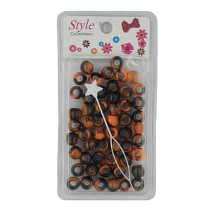 Style Collections Hair Beads BD012 Orange