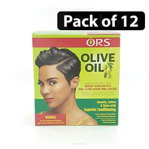 (Pack of 12) ORS New Growth No-Lye Hair Relaxer Normal