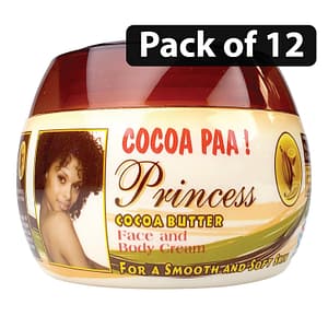 (Pack of 12) Cocoa Paa Princess Cocoa Butter Face And Body Cream 150g