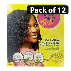 (Pack of 12) ORS Olive Oil Girls Soft Curls No Lye Texture Softening System