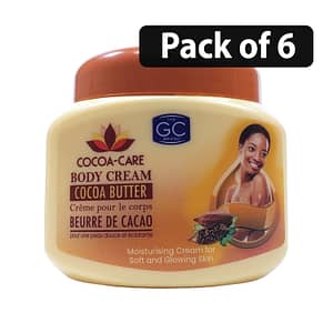 (Pack of 6) Cocoa-Care Cocoa Butter Body Cream 280ml
