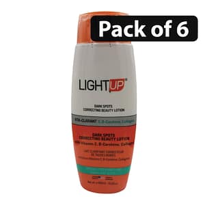 (Pack of 6) Light Up Dark Spots Correcting Beauty Lotion 400ml/13.5fl.oz
