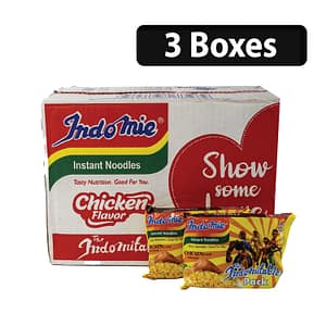 (3 Boxes) Indomie Instant Noodles Chicken Flavor 70g
